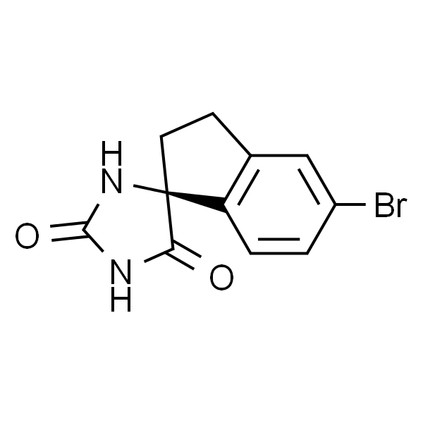 (S)-5''-溴-2'',3''-二氢螺[咪唑烷-4,1''-茚]-2,5-二酮
