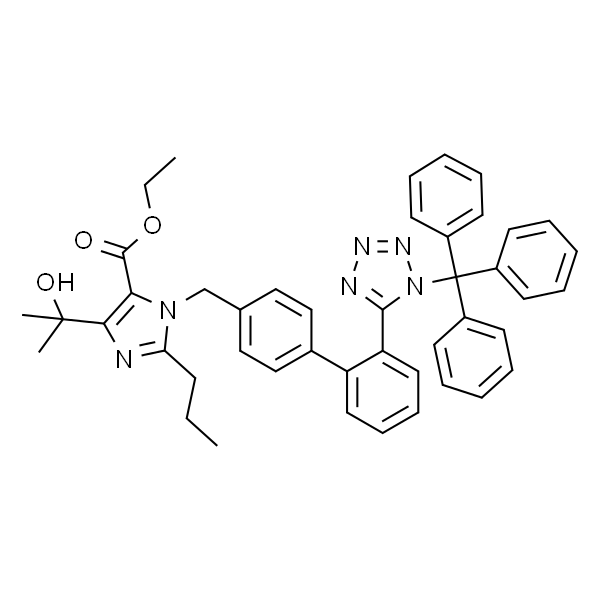 4-(2-羟基丙-2-基)-2-丙基-1-((2'-(1-三苯甲基-1H-四唑-5(4)-基)-[1,1'-联苯]-4-基))甲基)-1H-咪唑-5-羧酸乙酯