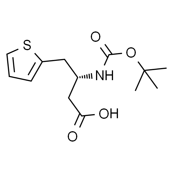 (S)-3-((叔丁氧基羰基)氨基)-4-(噻吩-2-基)丁酸