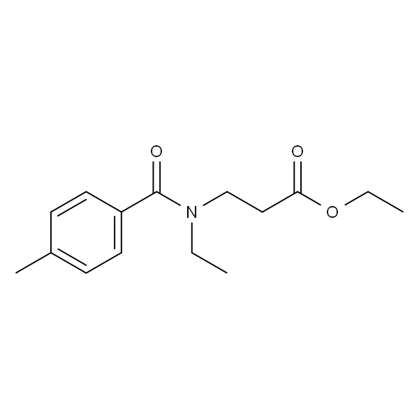 3-(N-乙基-4-甲基苯甲酰胺基)丙酸乙酯