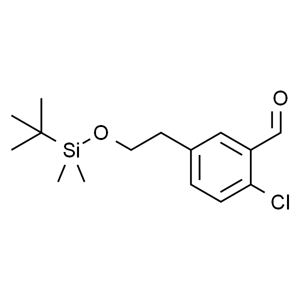 5-(2-((叔丁基二甲基甲硅烷基)氧基)乙基)-2-氯苯甲醛