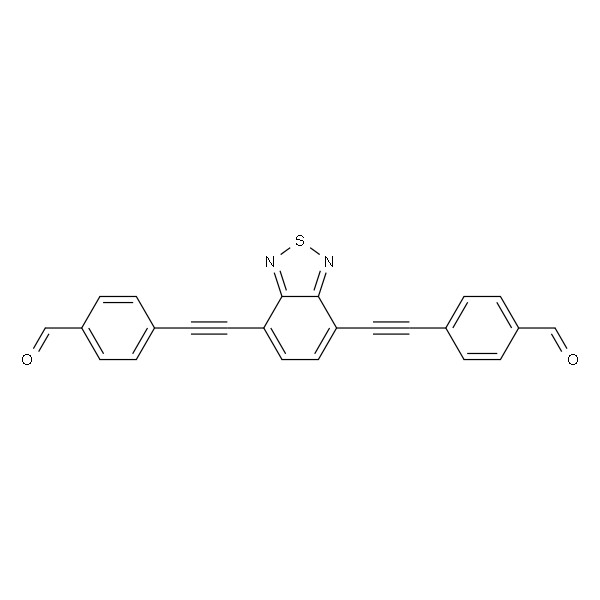 4，7-双(4-甲酰基苯乙炔基)苯并[c][1，2，5]噻二唑