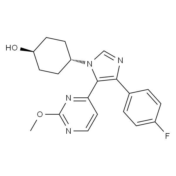 (1r,4r)-rel-4-(4-(4-氟苯基)-5-(2-甲氧基嘧啶-4-基)-1H-咪唑-1-基)环己醇