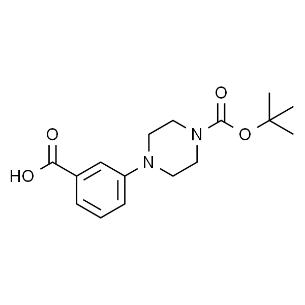 3-(4-Boc-1-哌嗪基)苯甲酸