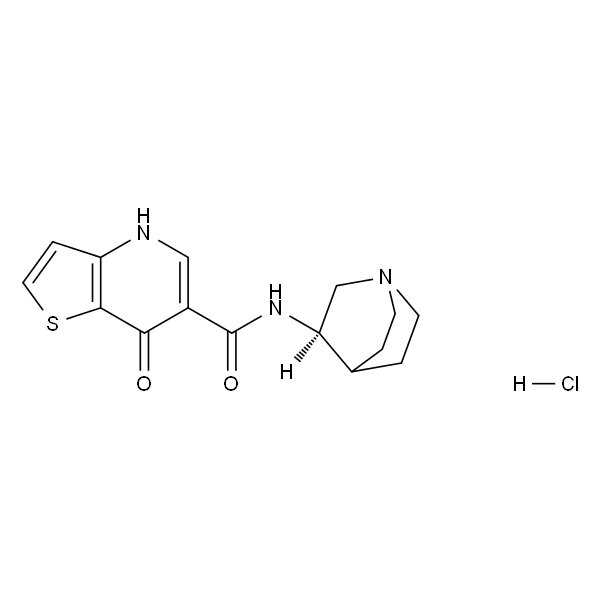 7-氧代-N-[3(R)-奎宁环基]-4,7-二氢噻吩并[3,2-B]吡啶-6-甲酰胺盐酸盐