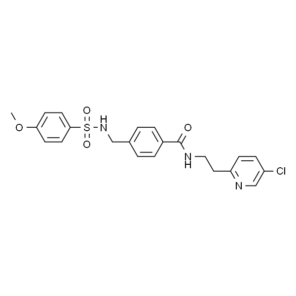 N-(2-(5-氯吡啶-2-基)乙基)-4-((4-甲氧基苯磺酰胺基)甲基)苯甲酰胺