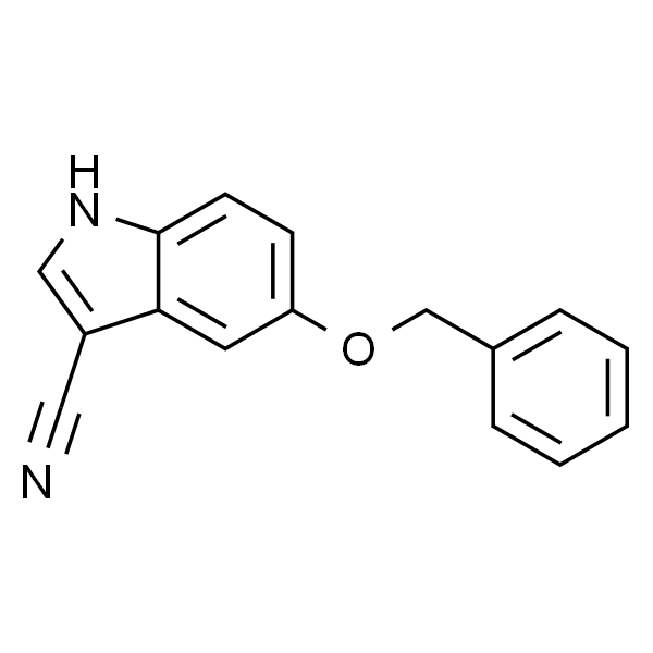 5-(苄氧基)-1H-吲哚-3-甲腈