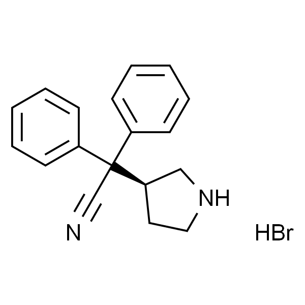 3-(S)-(+)-(1-氰基-1,1-二苯甲基)吡咯烷氢溴酸盐