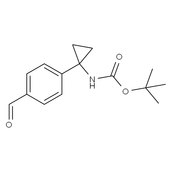 (1-(4-甲酰基苯基)环丙基)氨基甲酸叔丁酯