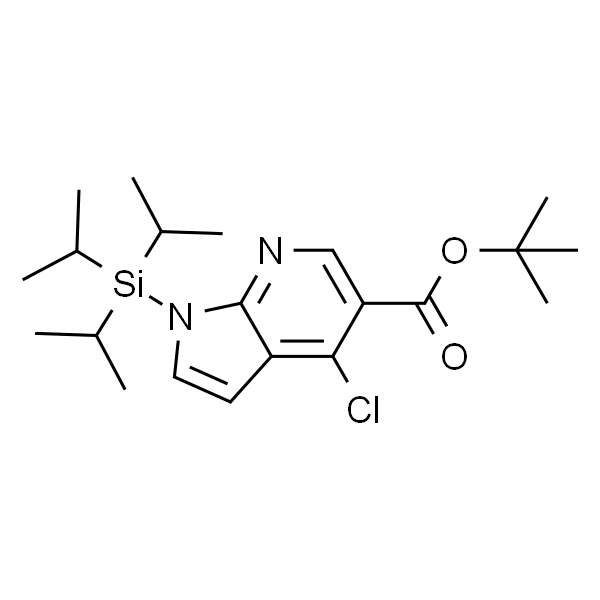 4-氯-1-(三异丙基甲硅烷基)-1H-吡咯并[2,3-b]吡啶-5-甲酸叔丁酯