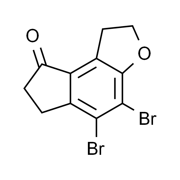 4,5-二溴-6,7-二氢-1H-茚并[5,4-b]呋喃-8(2H)-酮