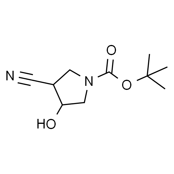 N-BOC-3-氰基-4-羟基吡咯烷