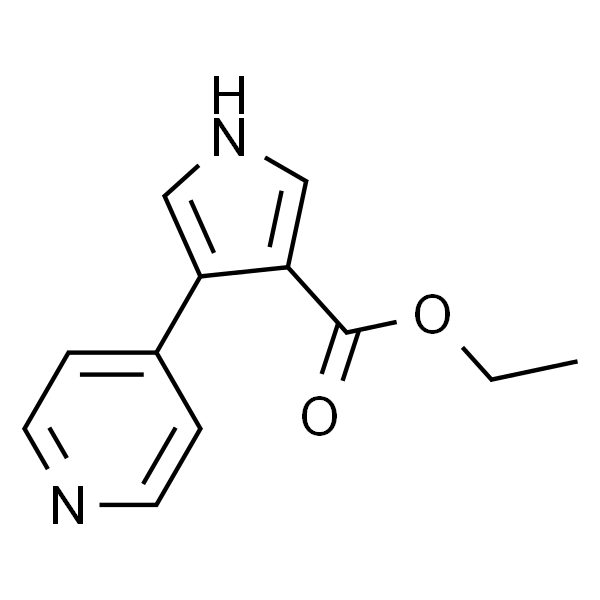 4-(吡啶-4-基)-1H-吡咯-3-甲酸乙酯
