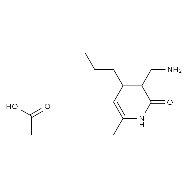 3-（氨甲基）-6-甲基-4-丙基吡啶-2（1H）-酮乙酸