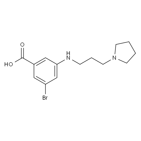 3-溴-5-(3-(吡咯烷-1-基)丙基)氨基)苯甲酸