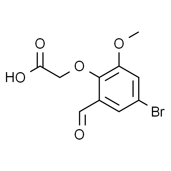 2-(4-溴-2-甲酰基-6-甲氧基苯氧基)乙酸