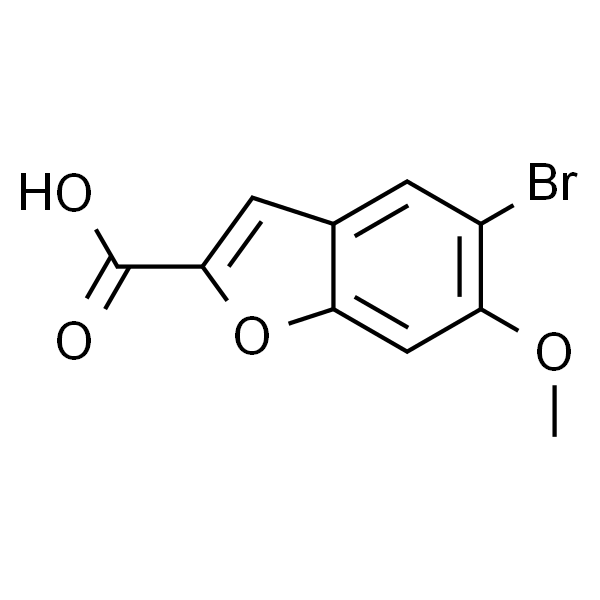 5-溴-6-甲氧基-苯并呋喃-2-羧酸