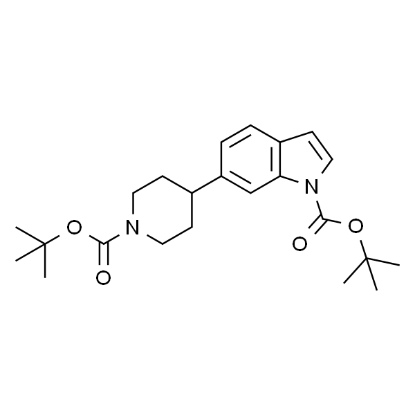 tert-Butyl 6-(1-(tert-butoxycarbonyl)piperidin-4-yl)-1H-indole-1-carboxylate