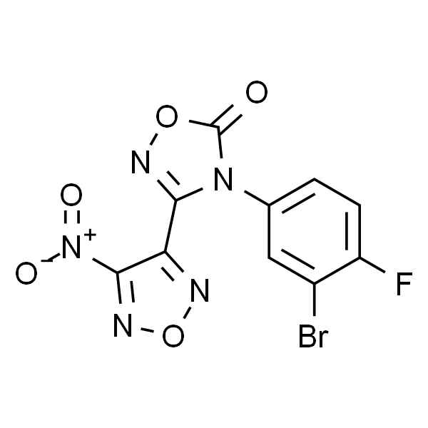 3-(4-硝基-1,2,5-噁二唑-3-基)-4-(3-溴-4-氟苯基)-1,2,4-噁二唑-5(4H)-酮