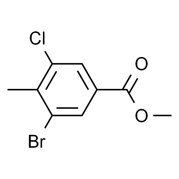 3-溴-4-甲基-5-氯苯甲酸甲酯