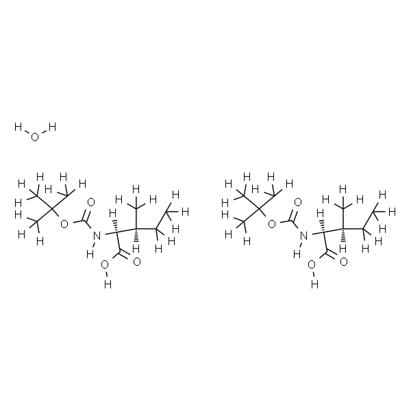 N-(叔丁氧羰基)-L-异亮氨酸半水合物