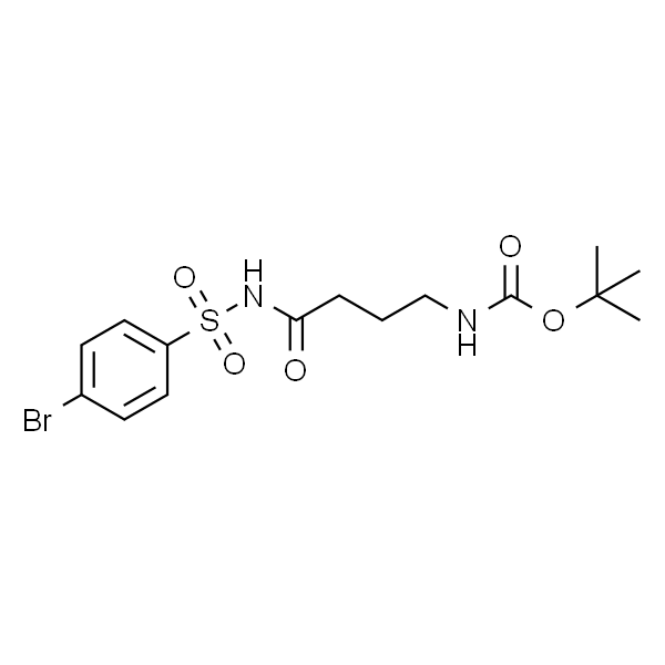 (4-(4-溴苯基磺酰氨基)-4-氧代丁基)氨基甲酸叔丁酯