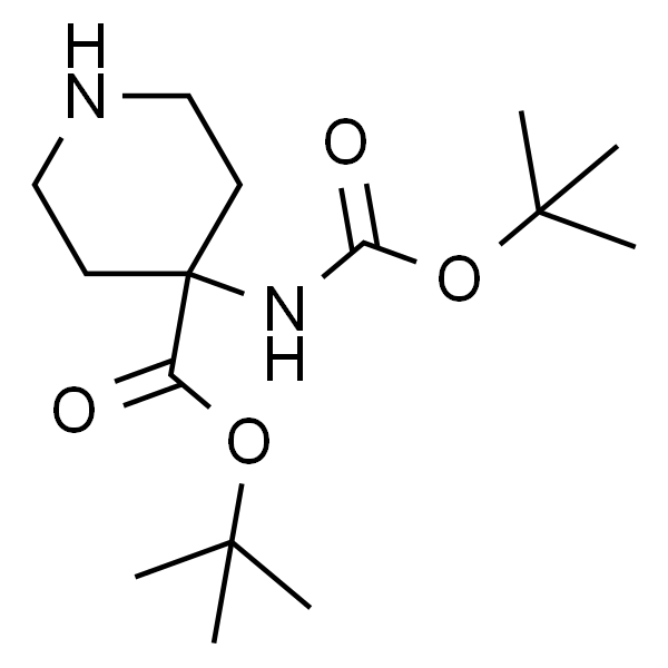 4-{[(叔丁氧基)羰基]氨基}哌啶-4-羧酸叔丁酯