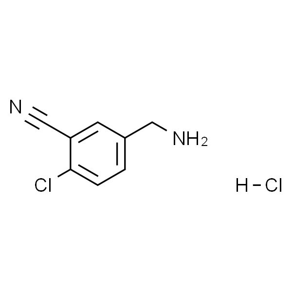 5-(AMINOMETHYL)-2-CHLOROBENZONITRILE HYDROCHLORIDE