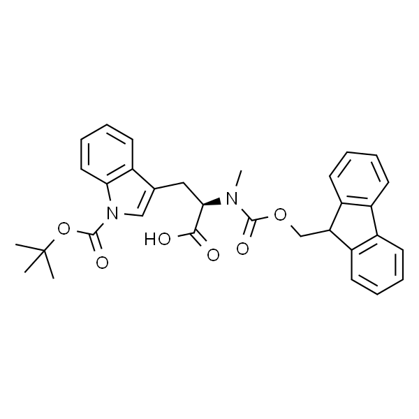(R)-2-((((9H-芴-9-基)甲氧基)羰基)(甲基)氨基)-3-(1-(叔丁氧基羰基)-1H-吲哚-3-基)丙酸