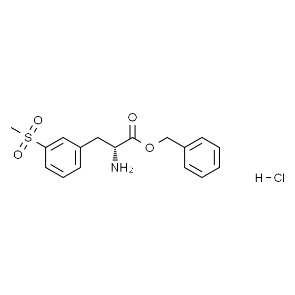 (R)-2-氨基-3-(3-(甲基磺酰基)苯基)丙酸苄酯盐酸盐