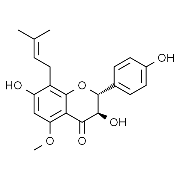 (2R,3R)-3,7,4'-三羟基-5-甲氧基-8-异戊烯基二氢黄酮