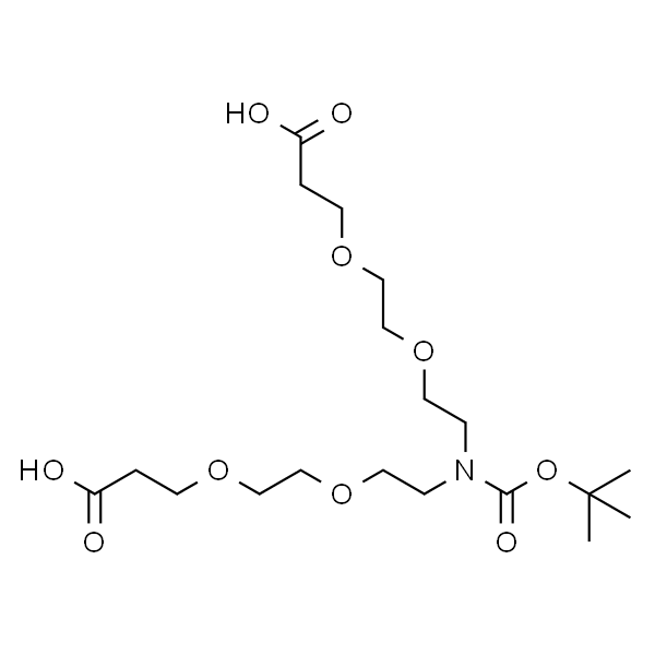 N-Boc-N-bis(PEG2-acid)