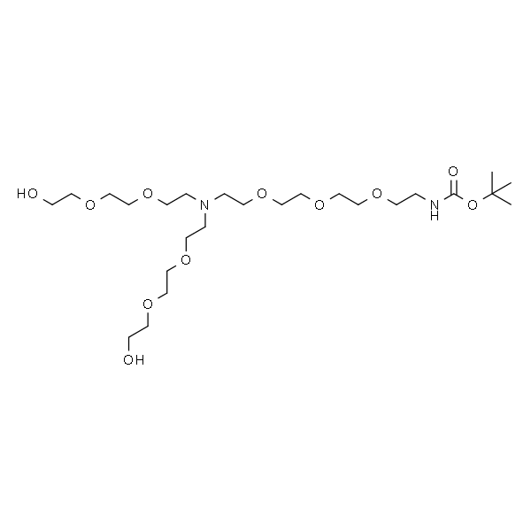 N-(Boc-PEG3)-N-bis(PEG2-alcohol)