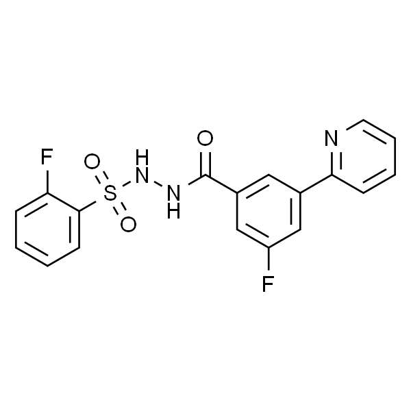 2-氟-N'-(3-氟-5-(吡啶-2-基)苯甲酰基)苯磺酰肼