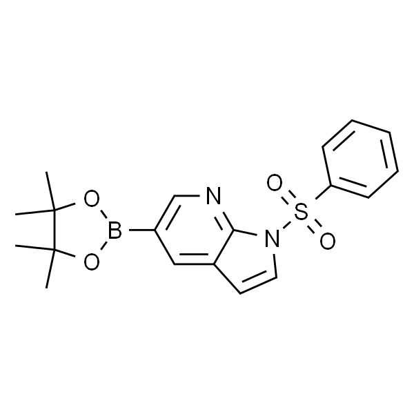 1-(phenylsulfonyl)-5-(4,4,5,5-tetramethyl-1,3,2-dioxaborolan-2-yl)-1H-pyrrolo[2,3-b]pyridine