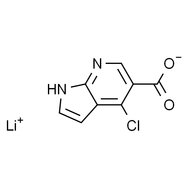 4-氯-1H-吡咯并[2,3-b]吡啶-5-羧酸锂