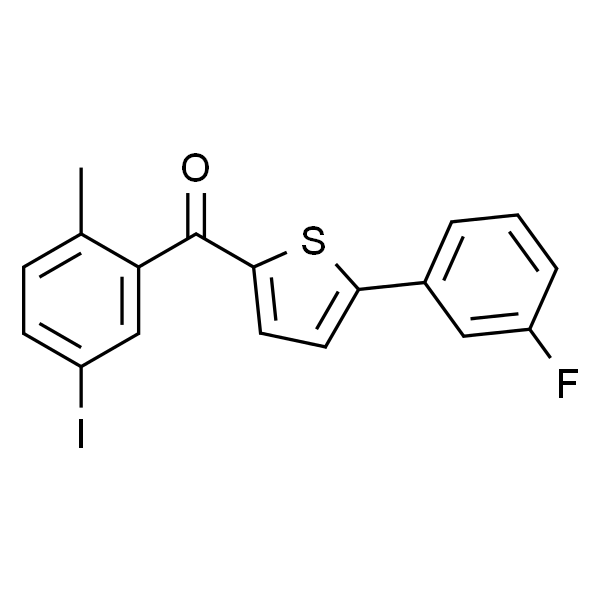 (5-(3-氟苯基)噻吩-2-基)(5-碘-2-甲基苯基)甲酮