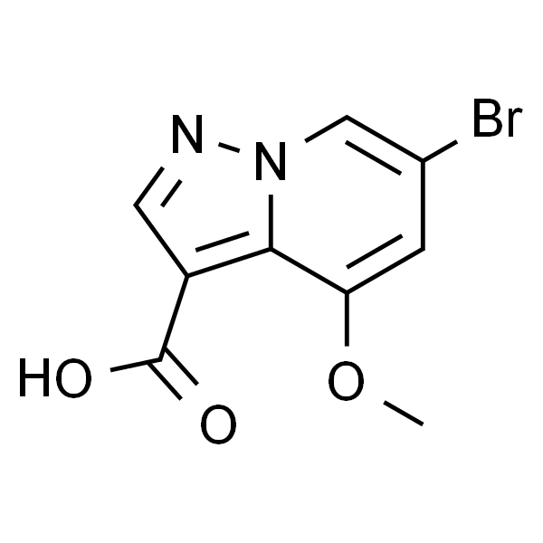 6-溴-4-甲氧基吡唑并[1,5-a]吡啶-3-甲酸