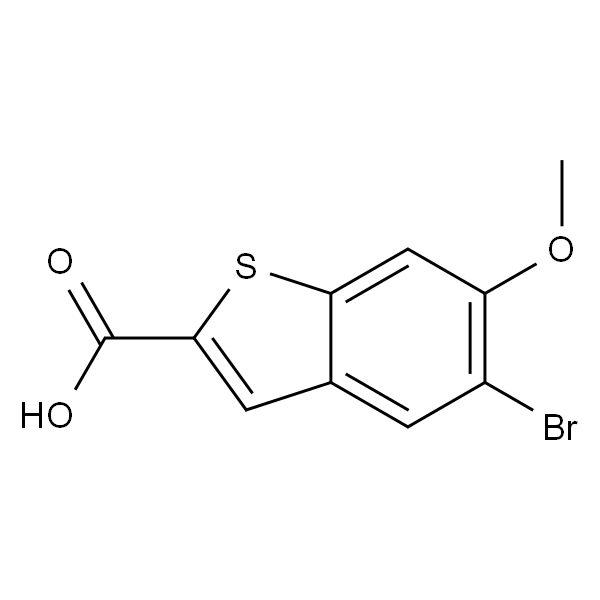 5-溴-6-甲氧基苯并[b]噻吩-2-羧酸