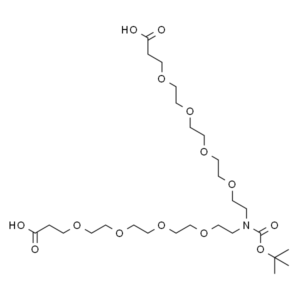 N-Boc-N-bis(PEG4-acid)