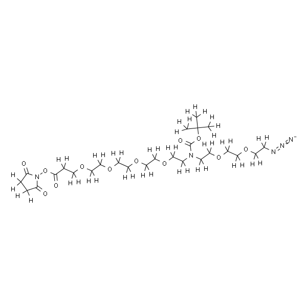 N-(Azido-PEG2)-N-Boc-PEG4-NHSester