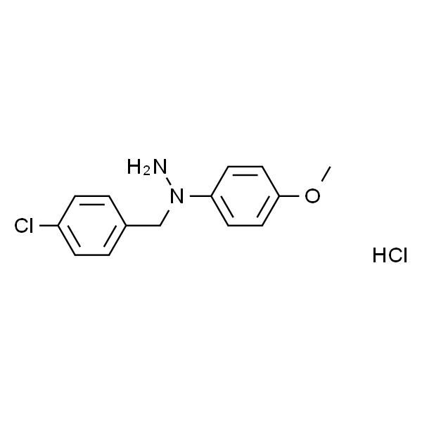 1-(4-氯苄基)-1-(4-甲氧基苯基)肼盐酸盐