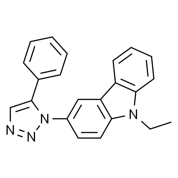 9-乙基-3-(5-苯基-1H-1,2,3-三唑-1-基)-9H-咔唑