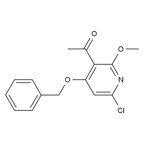 1-(4-(苄氧基)-6-氯-2-甲氧基吡啶-3-基)乙-1-酮