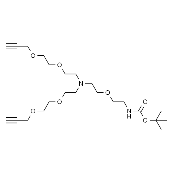 N-(Boc-PEG1)-N-bis(PEG2-propargyl)