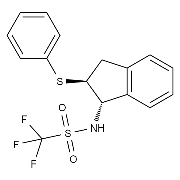 1,1,1-三氟-N-((1S,2S)-2-(苯硫基)-2,3-二氢-1H-茚-1-基)甲磺酰胺