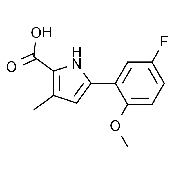 5-(5-氟-2-甲氧基苯基)-3-甲基-1H-吡咯-2-羧酸