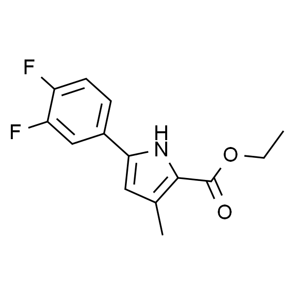 5-(3,4-二氟苯基)-3-甲基-1H-吡咯-2-羧酸乙酯