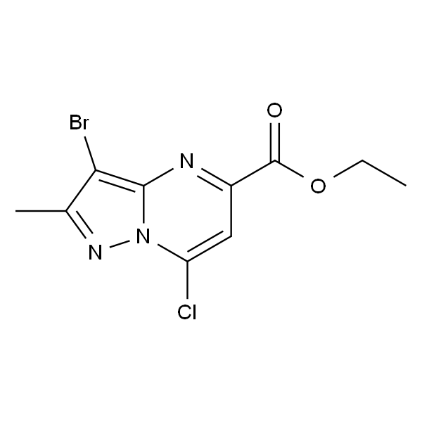 3-溴-7-氯-2-甲基吡唑并[1,5-a]嘧啶-5-甲酸乙酯
