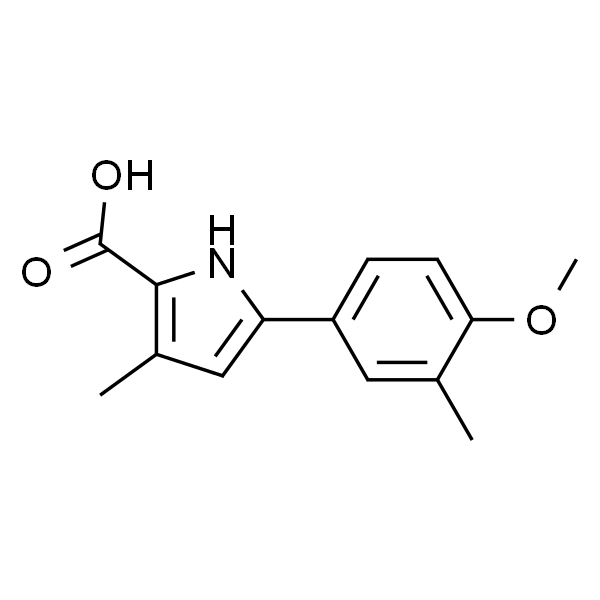 5-(4-甲氧基-3-甲基苯基)-3-甲基-1H-吡咯-2-羧酸